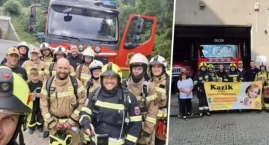 Strażacy z całej Polski łączą siły by pomóc choremu chłopcu