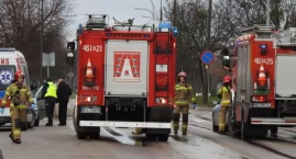 Betoniarka runęła na rowerzystkę