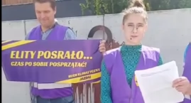 „Sztuczne fekalia” na domach i butikach. Aktywiści u&hellip;