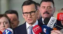 To powiedział Morawiecki po wyjściu z partii