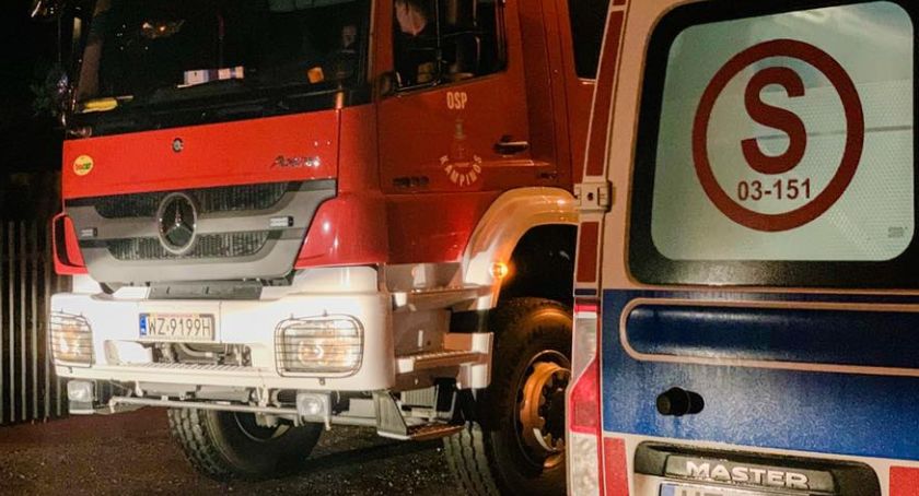 Starsza kobieta potrzebowała pomocy - nocna interwencja strażaków
