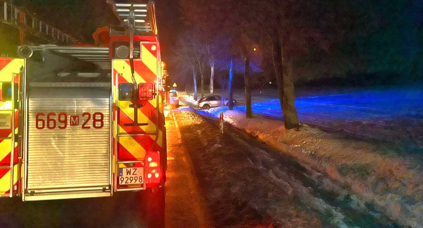 Wypadek na DK 579 - w akcji wszystkie służby ratunkowe