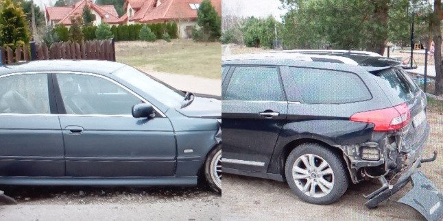 20-letni kierowca bmw doprowadził do zdarzenia drogowego