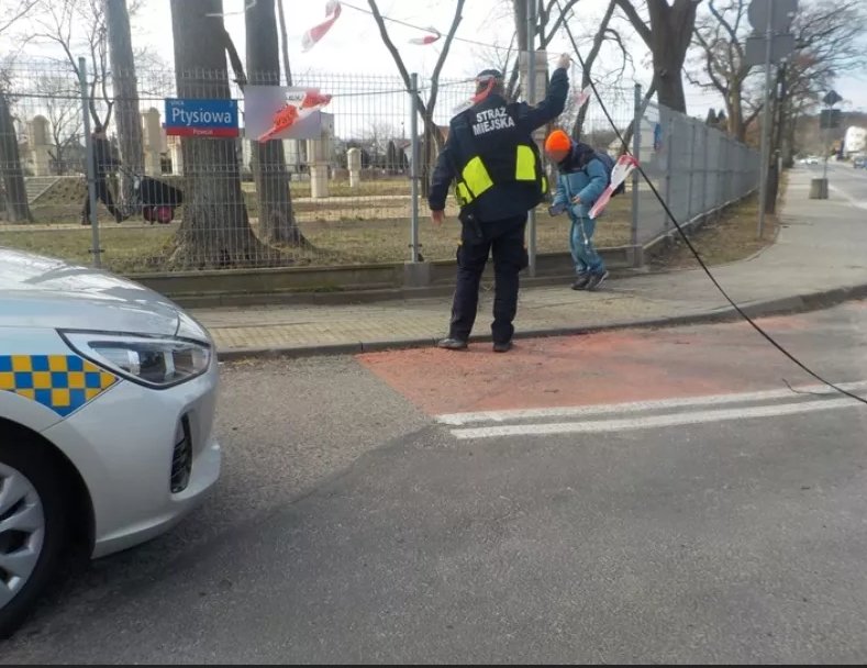 Groźny widok na Ptysiowej
