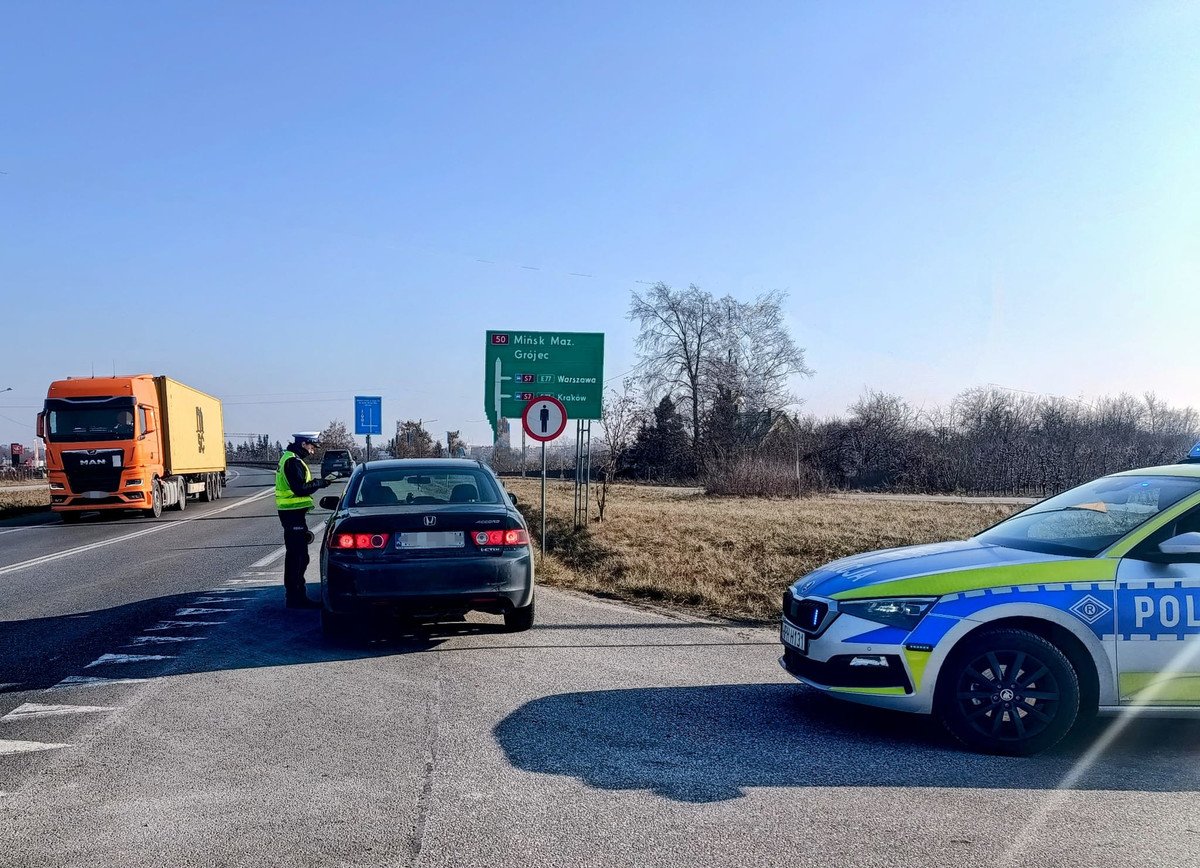 Mazowsze pod lupą policji: 50 tys. kontroli, a wśród nich 51 pijanych kierowców