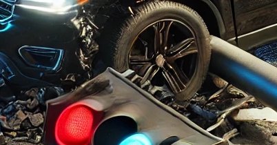 Pijana kierująca jaguarem wjechała w słup sygnalizacji. „Jestem adwokatem” – tłumaczyła po zdarzeniu