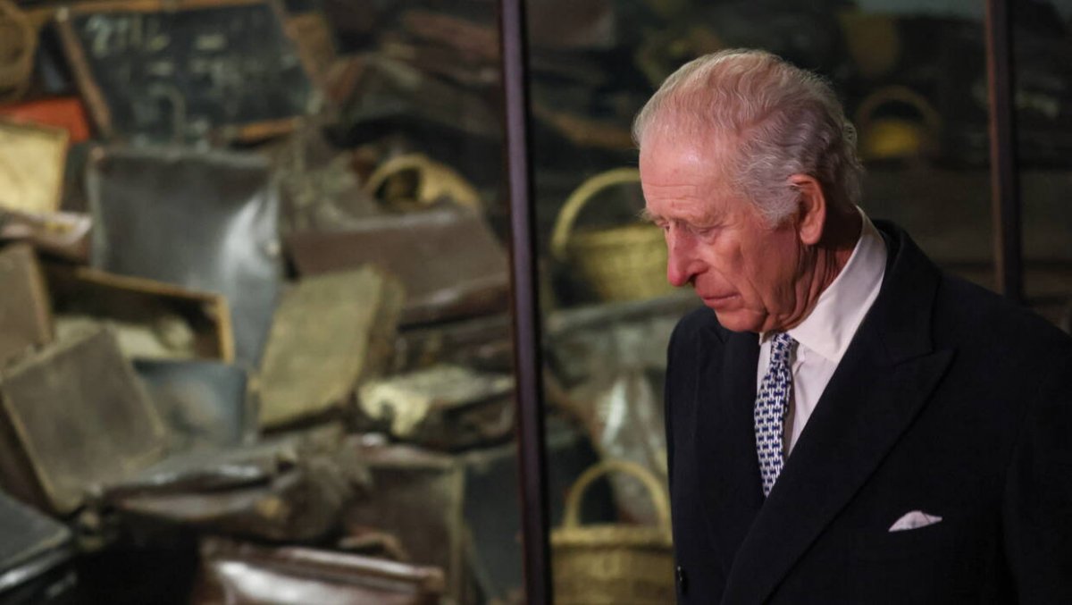 Król Karol III poruszony wizytą w Auschwitz: 