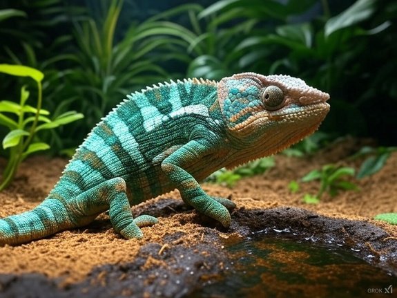 Ukradła kameleona ze sklepu zoologicznego...z miłości do zwierząt