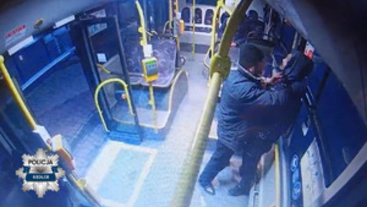 Kierująca autobusem stawiła czoła groźnemu napastnikowi