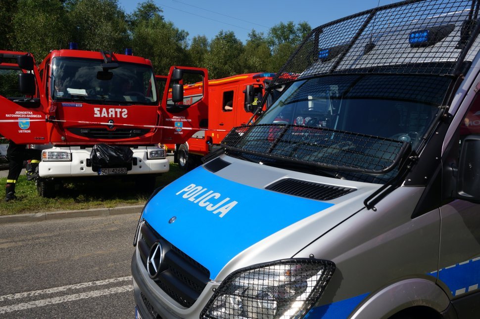 Ewakuacja przychodni w Narodowym Instytucie Onkologii
