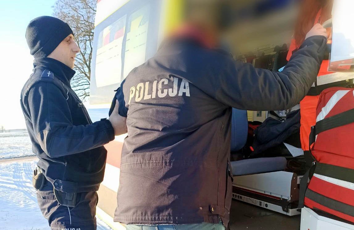 Wyszła z domu w środku nocy bez ciepłej odzieży