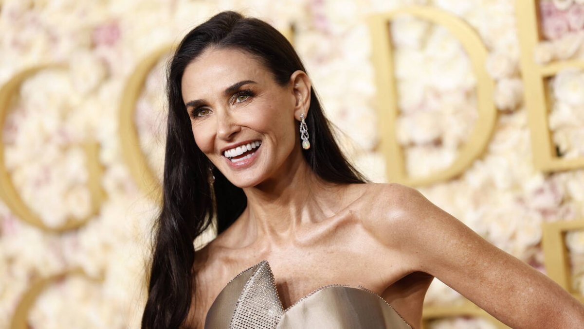 Demi Moore ze Złotym Globem! Po 45 latach w zawodzie pierwsza nagroda dla aktorki