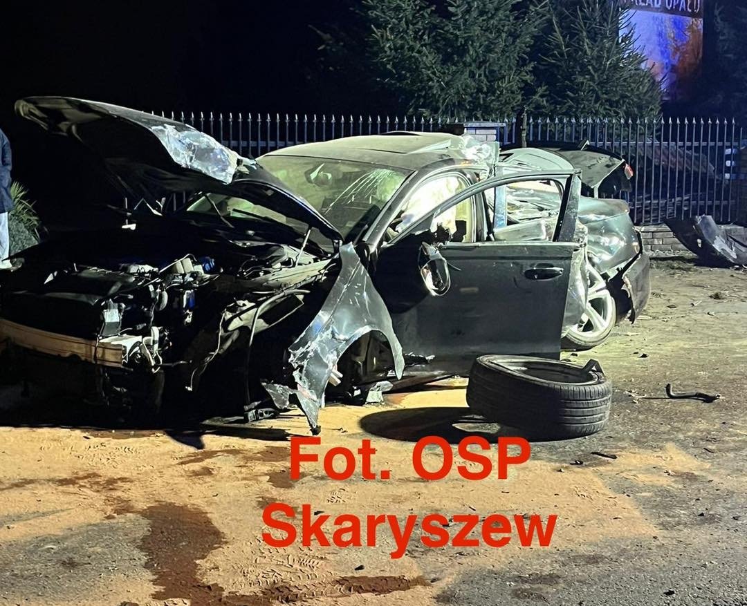 Tragiczny finał nocnej jazdy: 15-latek nie przeżył, kierował 17-latek...