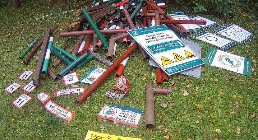 Dostali szlaban za… kradzież szlabanów!