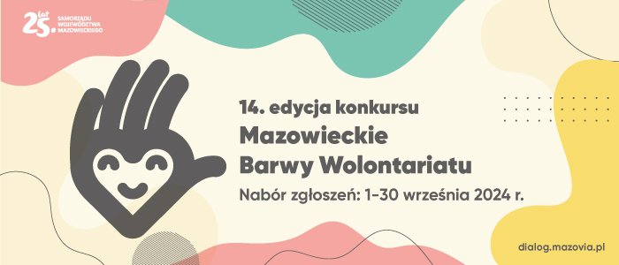 14. edycja konkursu Mazowieckie Barwy Wolontariatu