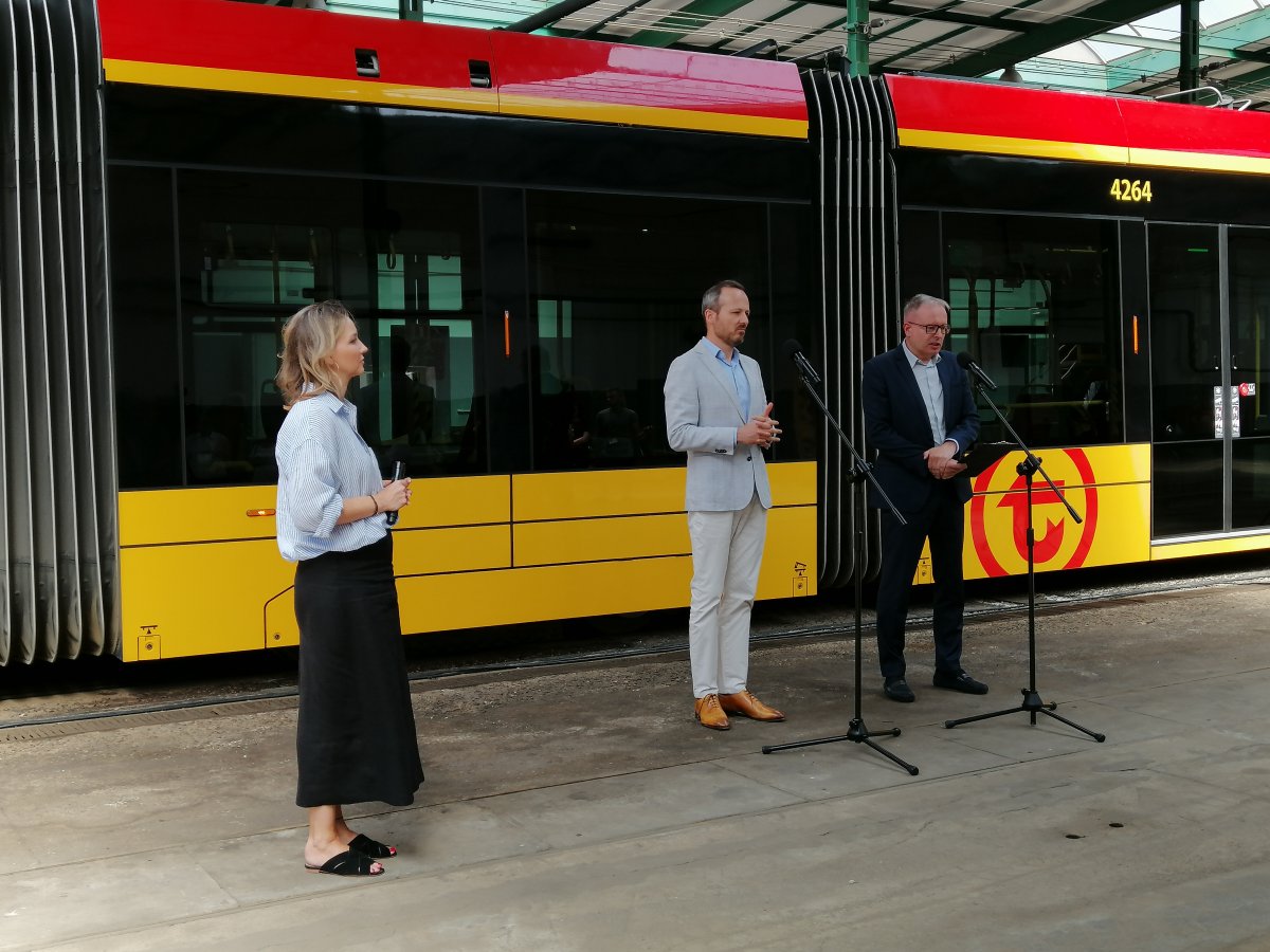 Tramwajem na Wilanów dopiero późną jesienią