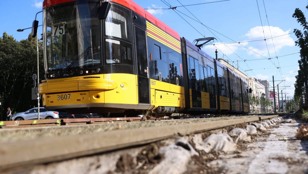 Nieoczekiwane problemy na budowie tramwaju na Wilanów