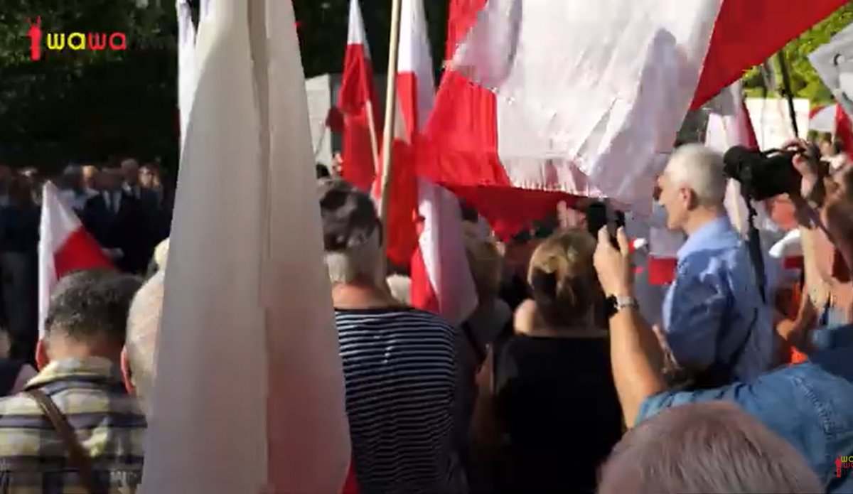 Bohaterowie powrócą do muzeum w Gdańsku. Zobacz warszawski protest! [NASZE WIDEO]
