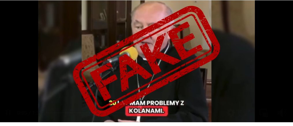 Uwaga na fałszywą reklamę z kard. Nyczem! (WIDEO)