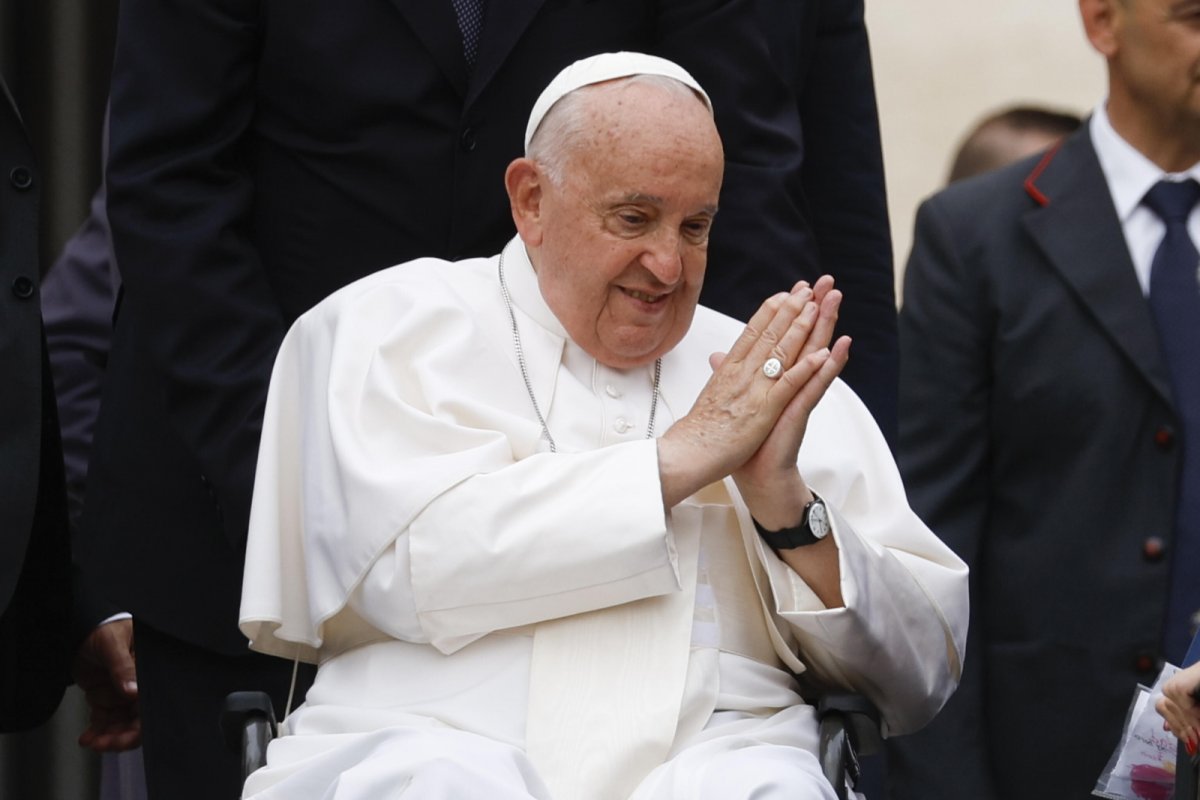 Papież modlił się do błogosławionego księdza Rapacza