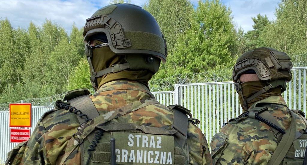 Na granicy z Białorusią broń gładkolufowa w użyciu