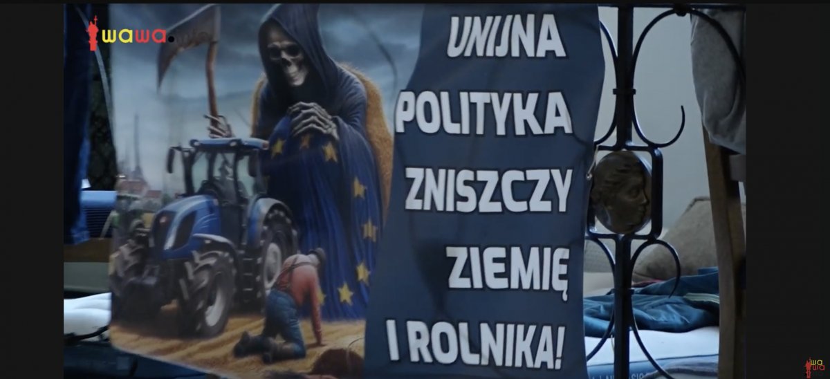 8 dzień głodówki rolników w Sejmie. 