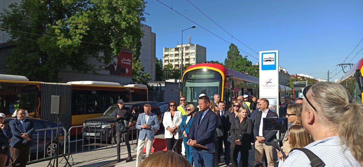 Po pół wieku tramwaje znów na Dolnym Mokotowie [NASZE WIDEO]