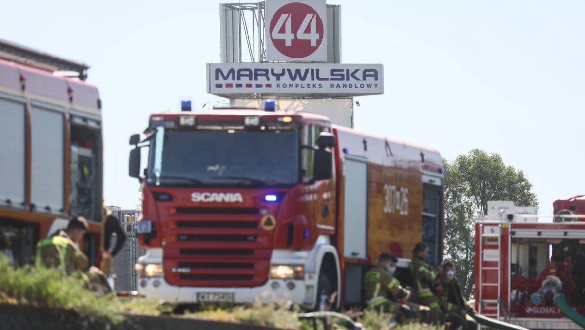 Pożar Marywilskiej to wielkie straty dla kupców