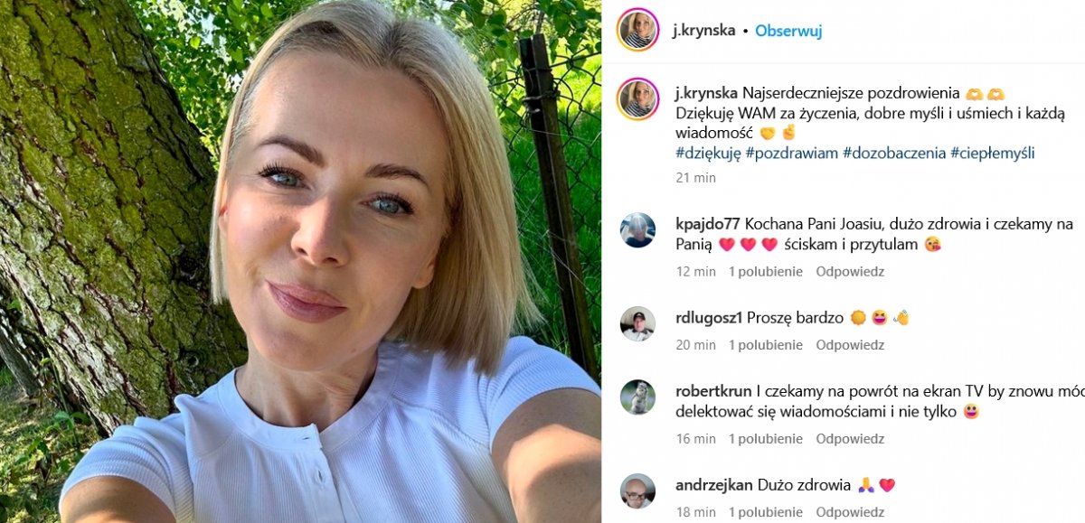 Redakcja wawa.info pozdrawia panią Joannę i życzy szybkiego powrotu do zdrowia!