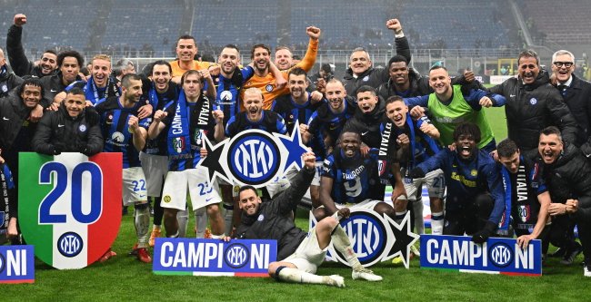 Liga włoska - Inter Mediolan mistrzem po raz 20. w historii