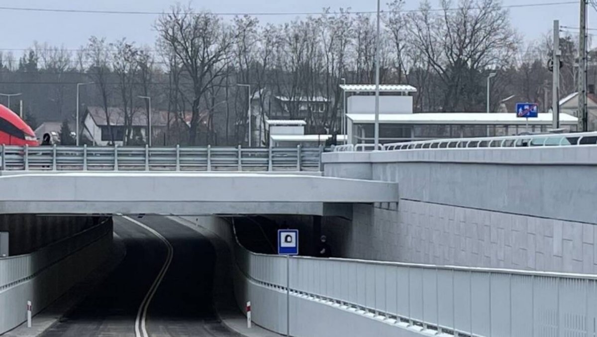 Tunel w Sulejówku jest już przejezdny