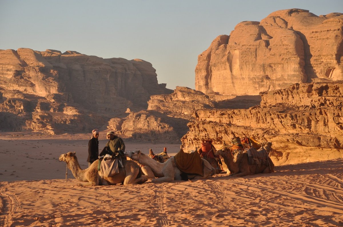 Gwiazdy nad Wadi Rum
