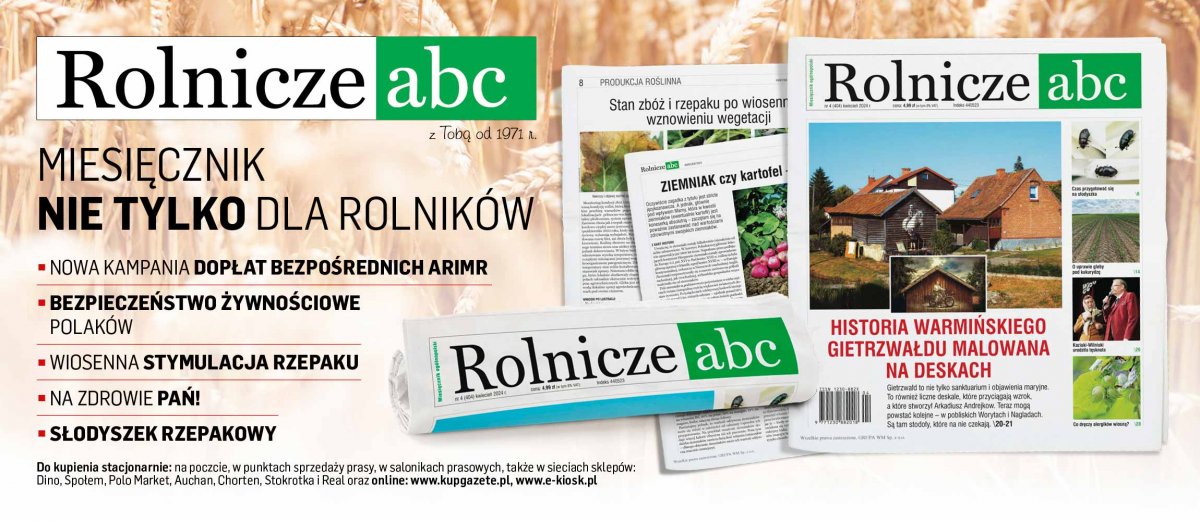 Rolnicze abc - kwiecień 2024