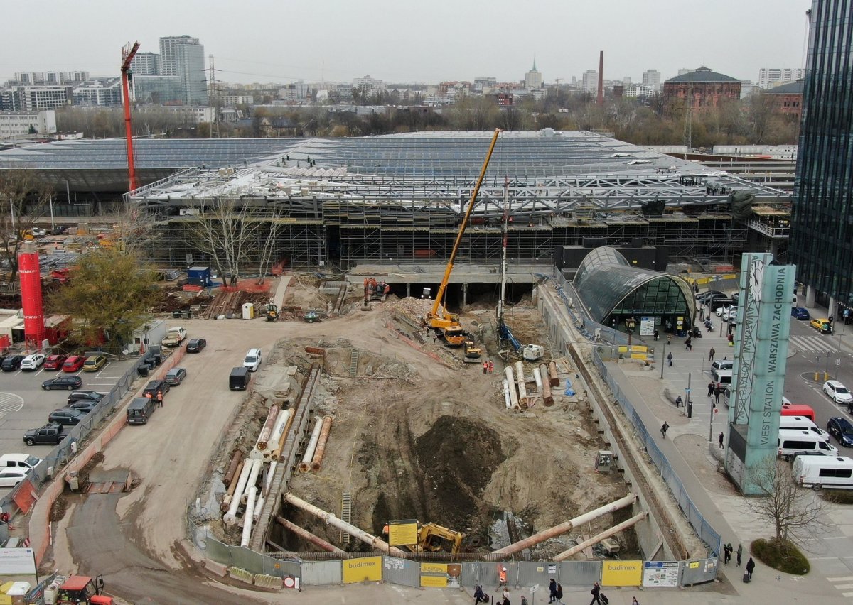 Na Dworcu Zachodnim w Warszawie przebito tunel łączący Wolę z Ochotą