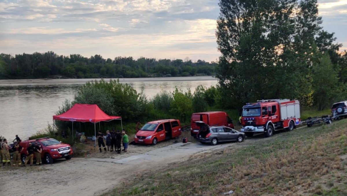 Makabryczne odkrycie. W Nowym Dworze Maz. z Wisły wyłowiono ciało mężczyzny