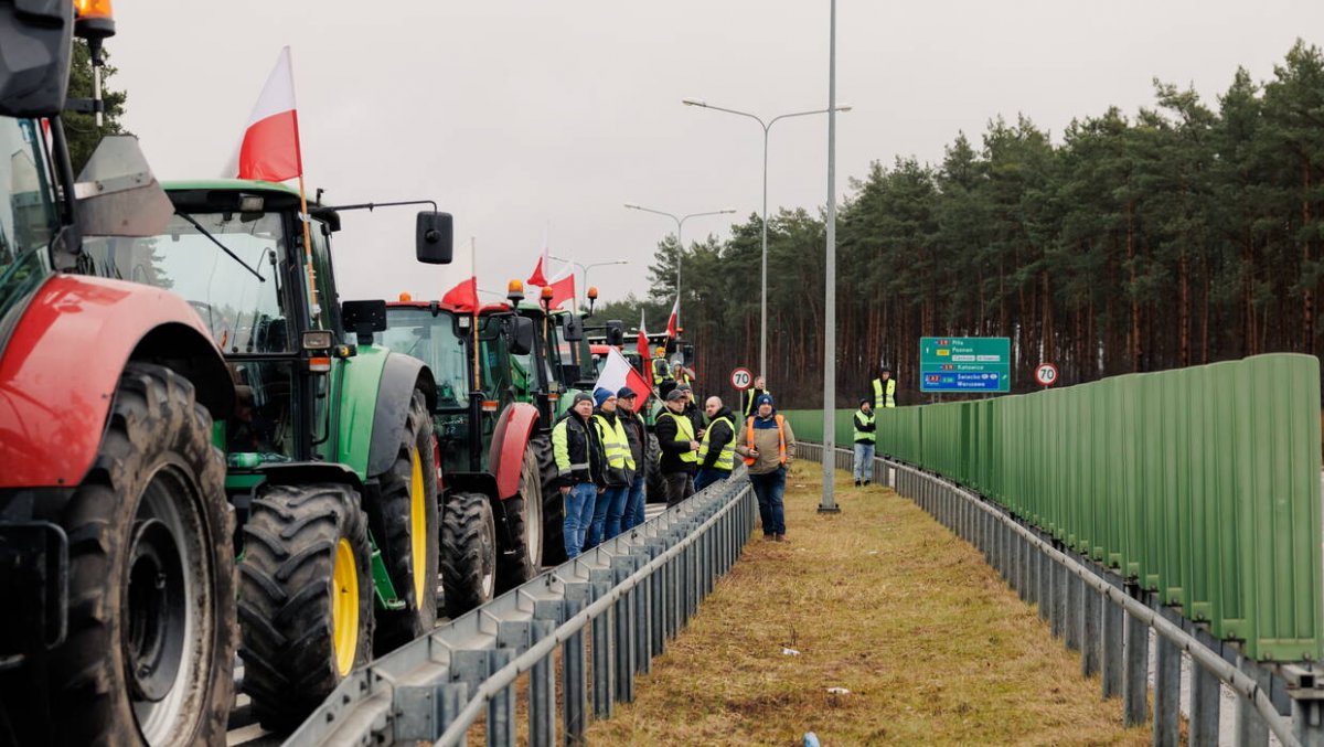 Utrudnienia na mazowieckich drogach w związku z protestem rolników