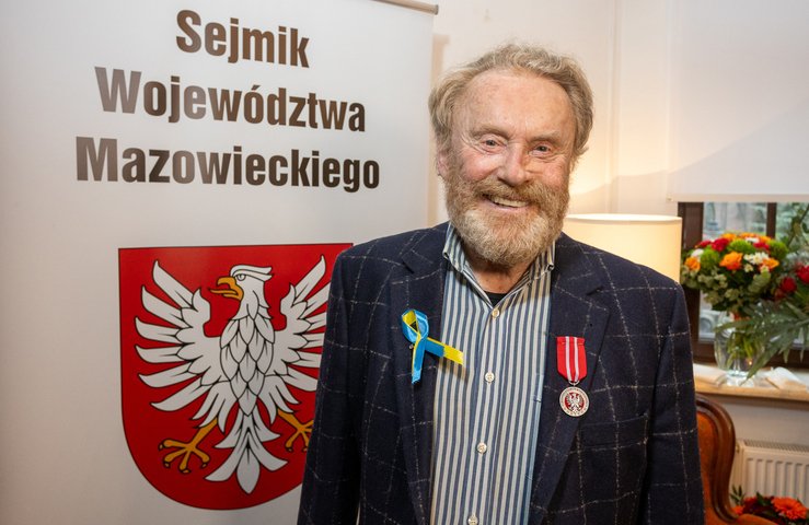 Daniel Olbrychski Zasłużony dla Mazowsza
