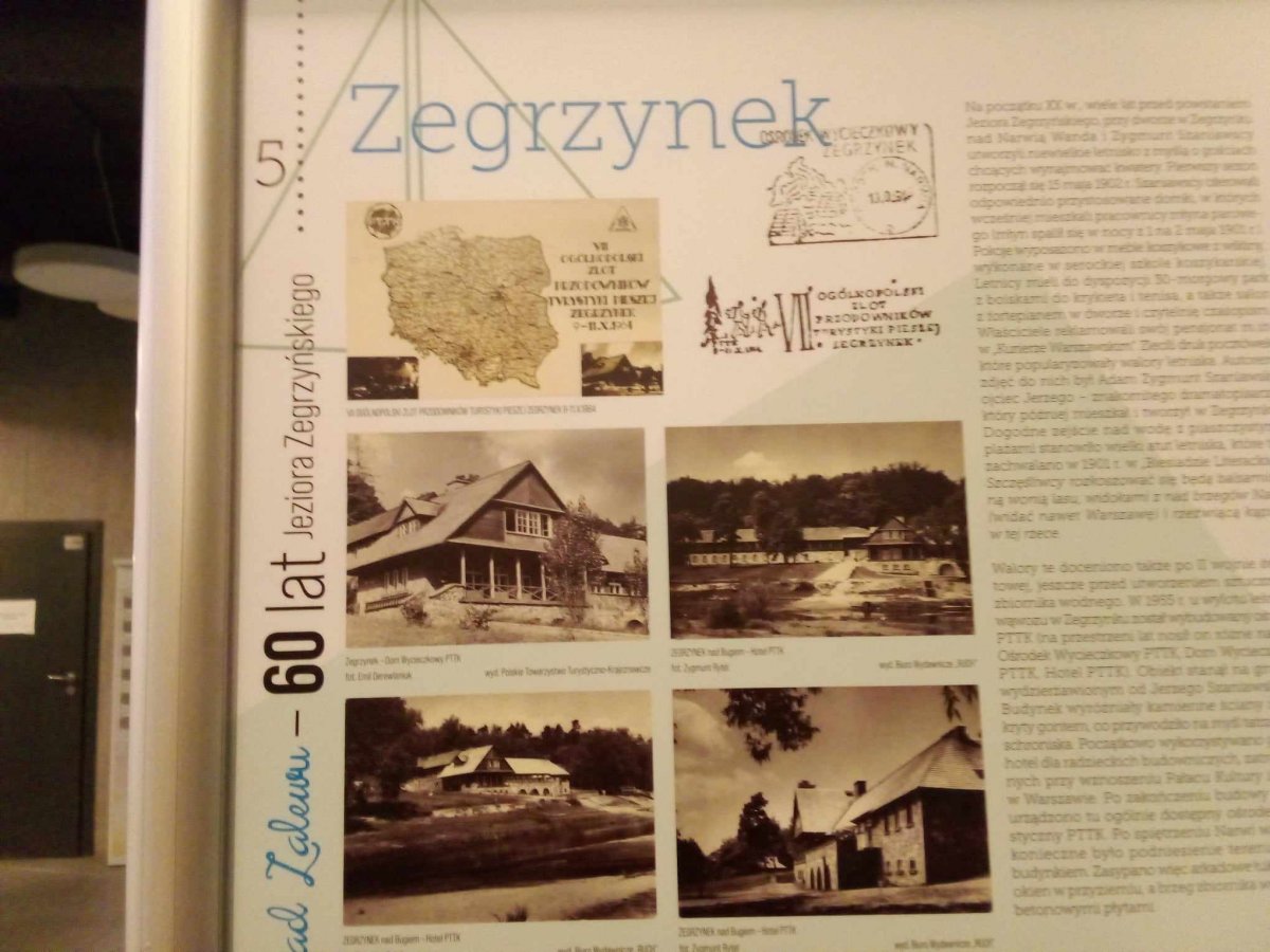 Wystawa z okazji 60 - lecia Zalewu Zegrzyńskiego