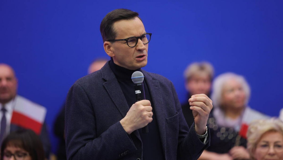 Mateusz Morawiecki w Ciechanowie. Zacytował piosenkę Dody