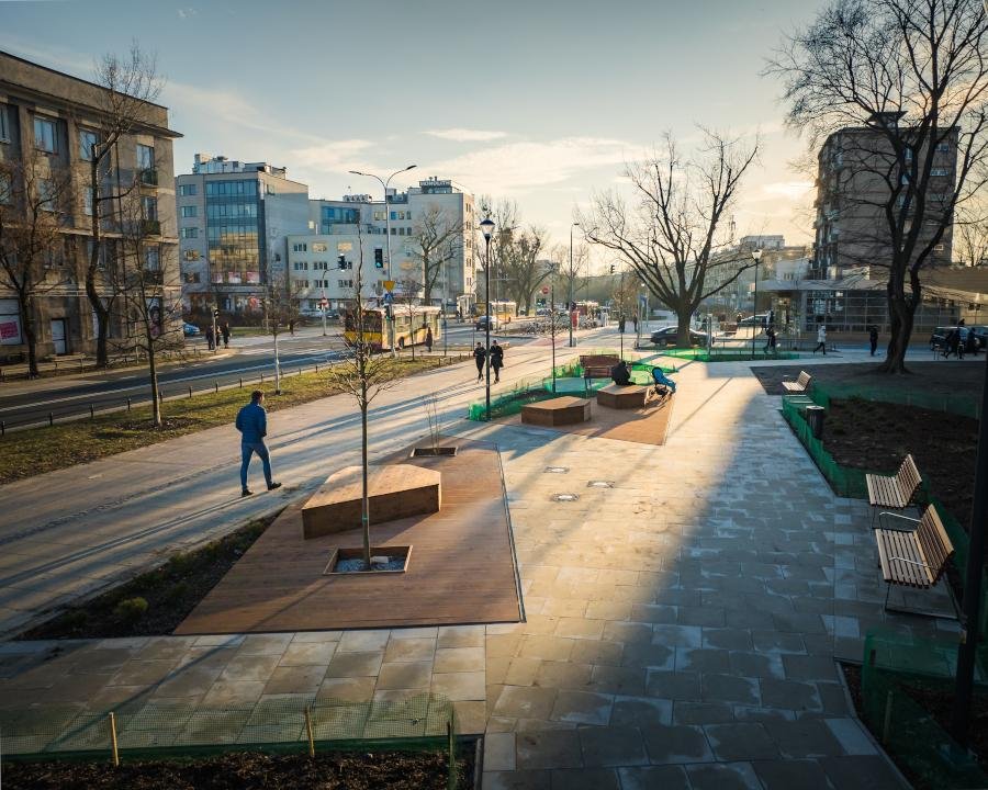 Druga część Skweru Integrator udostępniona mieszkańcom