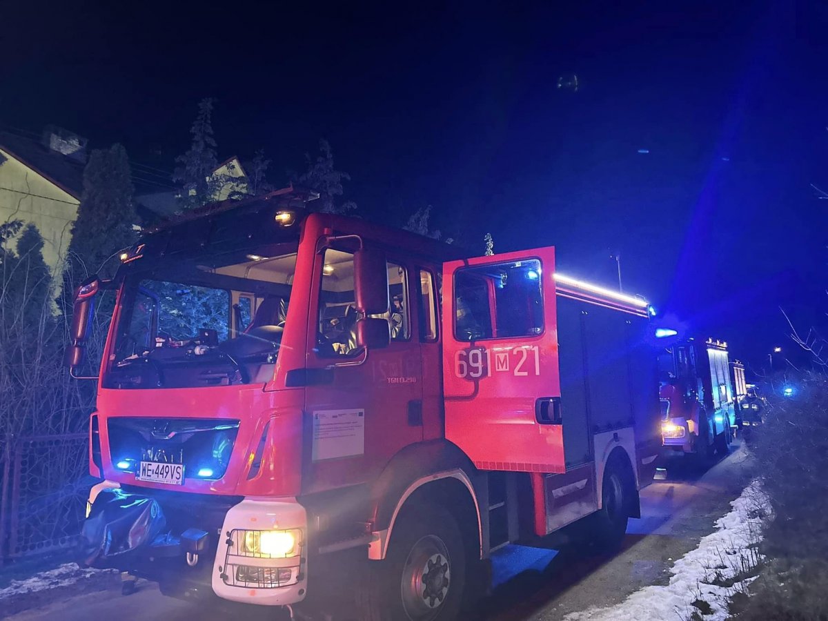 Tragiczny pożar na Mazowszu. Nie żyją dwie osoby