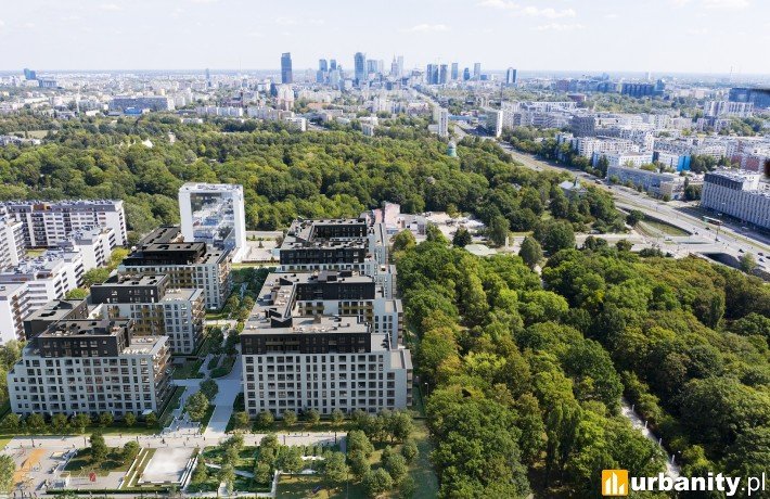 Osiedle z ogródkiem warzywnym, mgłą wodną i placem zabaw dla psów