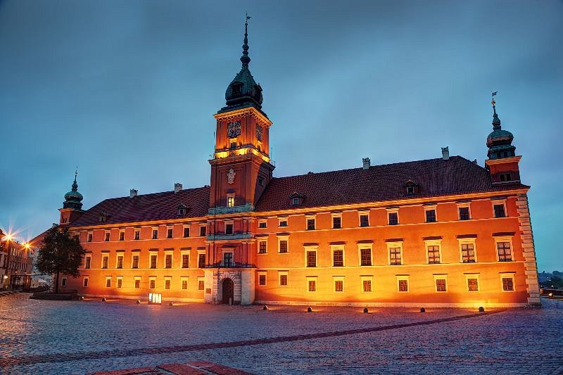 Zamek Królewski - tu w 2023 roku przemawiał Biden i Zełenski