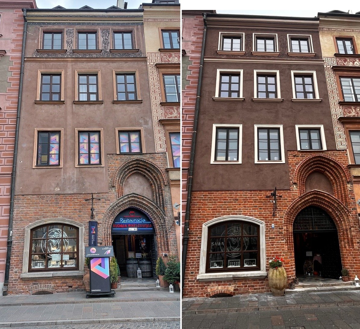Staromiejska kamienica z gotyckim portalem