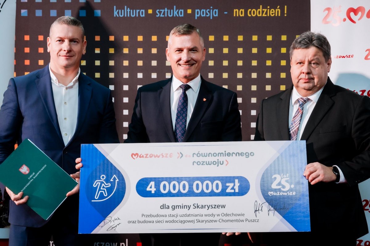 4 mln zł na budowę sieci wodociągowej w gminie Skaryszew
