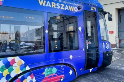 Świąteczny pociąg metra wyrusza w trasę