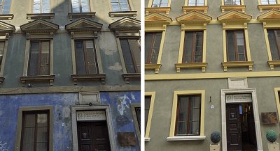 Pięknieją kamienice na Krzywym Kole