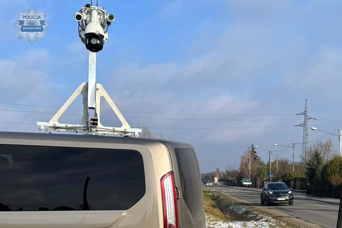 Policyjne kamery śledzą zachowania kierowców, pieszych i cyklistów