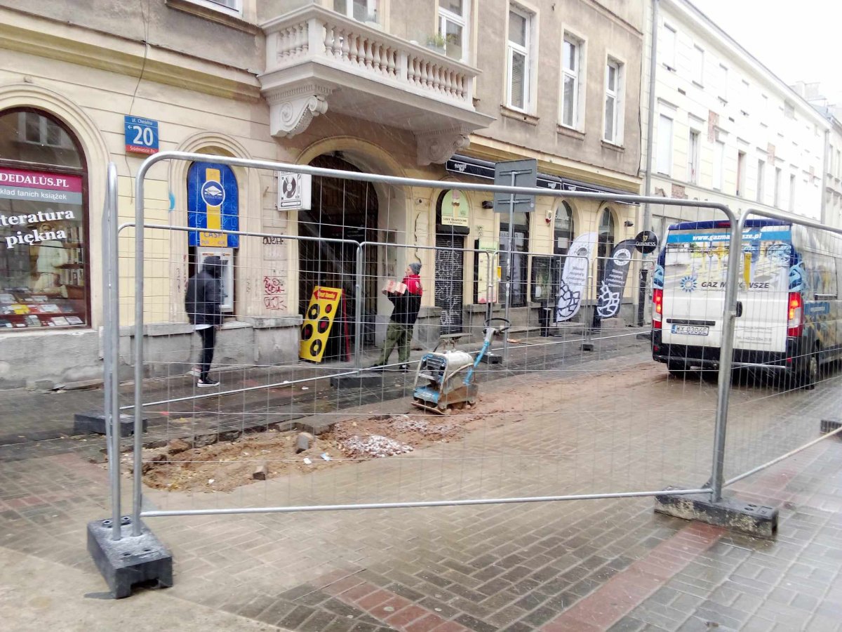 Remont Chmielnej w pełnej klasie