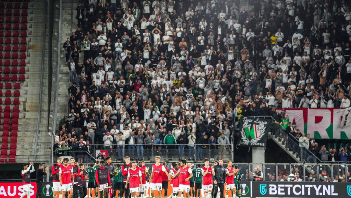 AZ Alkmaar nie będzie sprzedawać biletów na rewanżowy mecz z Legią Warszawa